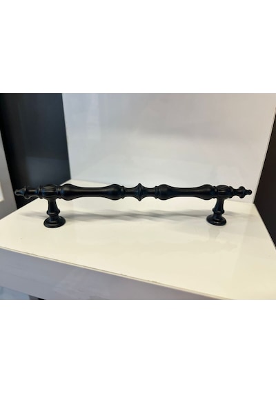 Ada Metal Kulp 128mm Mat Siyah Dolap Kapak Modern Tv Ünite Çekmece Mobilya Komidin Vestiyer Mat Siyah