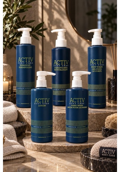 Actıv Body Care Mavi Ambalaj 5'libakım Seti 360 Ml Şampuan, Saç Kremi, Duş Jeli, El Sabunu Ve Vücut Losyonu