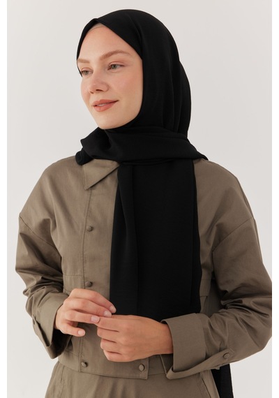 Mirsoy Scarf Jazz Şal - Siyah Siyah