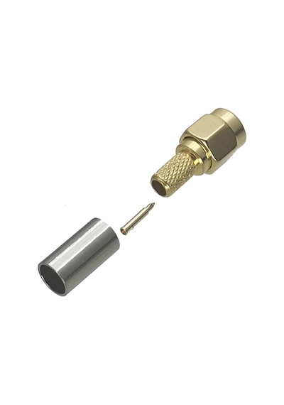 Ek0313 - Rg58 Sma Erkek Sıkmalı Konnektör