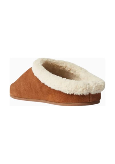 Camp Jeffrey Campbell Kadın Süet Ve Shearling Astarlı Sabo Terlik, Rahat Günlük Tasarım Kahverengi
