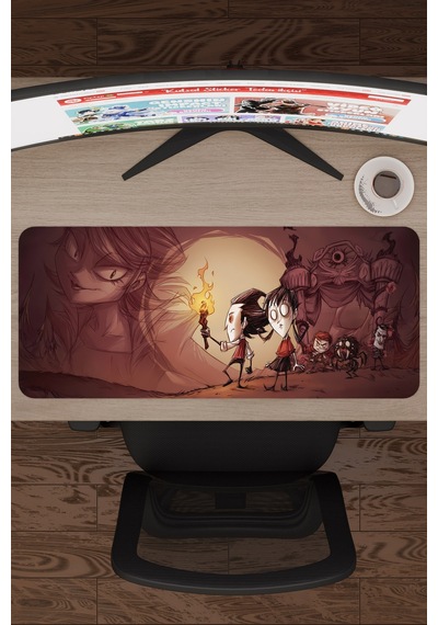 Don't Starve Kaymaz Dikişli Kauçuk Oyuncu Mousepad V3 - 70x30 Xl Gaming Mouse Pad Fare Altlığı