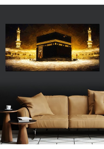 Kanvas Tablo Hac Yolculuğunda Kabe