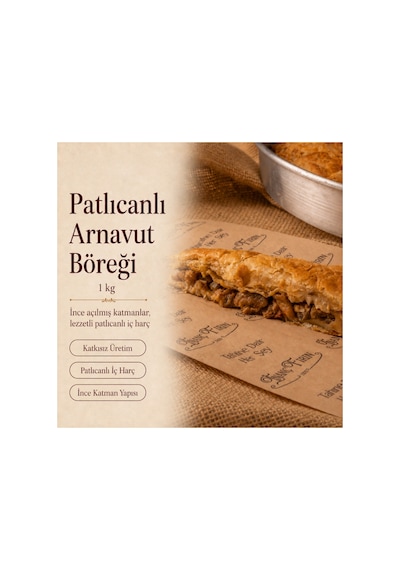 Patlıcanlı Arnavut Böreği 1 Kg - 918763135