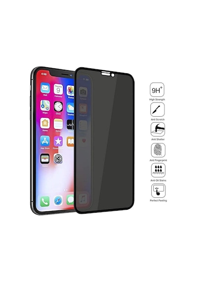 İphone 14 Pro Max Gizli Hayalet Ekran Koruyucu, Yandan Görünmeyen Full Ekran Koruyucu Cam, Tam Gizlilik Tam Koruma.