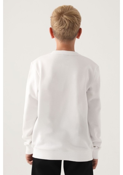 Kappa Erkek Çocuk Krem Sweatshirt 5274-40864