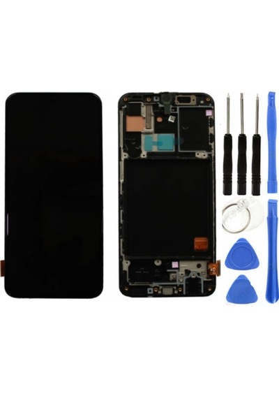 Te Samsung Uyumlu A40 A405f Çıtalı Lcd Ekran + Tamir Seti