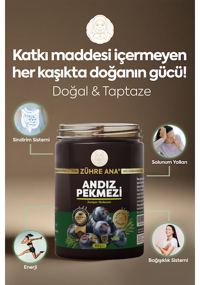 Katkısız Doğal Andız Pekmezi 400 Gr