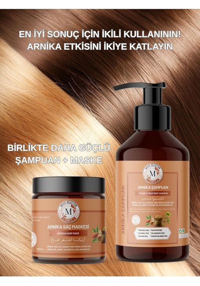 Maxxselectıon Arnika Şampuan, Onarıcı Ve Besleyici, 1000ml 8682631419073
