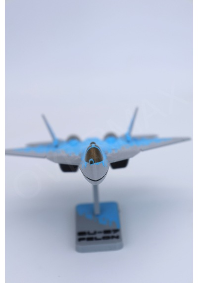 Su-57 Yapboz Uçak Modeli Ve Standı Bir Arada - Evde Kurulum İçin Özel Tasarım - 857467830