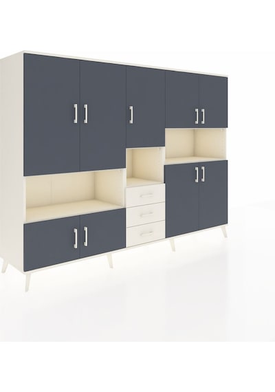 Hyperion Dolap 13 Raflı 3 Çekmeceli 9 Kapaklı 220x44x163 Aytaşı-a Aytaşı-antrasit/aytaşı Hyperion Dolap 13 Raflı 3 Çekmeceli 9 Kapaklı 220x44x163 Aytaşı-a Aytaşı-antrasit/aytaşı