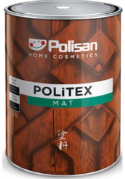 Polisan Politex Mat Vernikli Ahşap Koruyucu 2,5Lt Açık Meşe