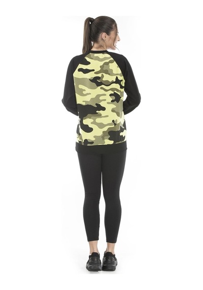 Alexandergardı Kadın Kamuflaj Desenlı Sweatshirt (Un-14591)