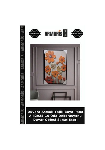 Duvara Asmalı Yağlı Boya Pano Alk2925-10 Oda Dekorasyonu Duvar Objesi Sanat Eseri