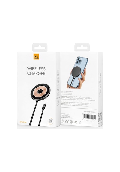 Nettech Nt-wch06 Pd Magsafe 15w Kablosuz Wireless Şarj