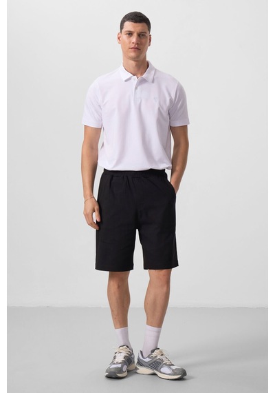 Standart Fit Chino 2li Paket Siyah-antrasit Erkek Şort - 81290 Siyah - Gri
