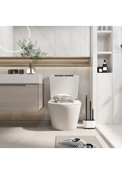 Tr Banyo İçin Tuvalet Fırçası Ve Tutucu Seti, Silikon Kıllı Esnek Tuvalet Kase Fırçası, Havalandırma Yuvaları Diğer