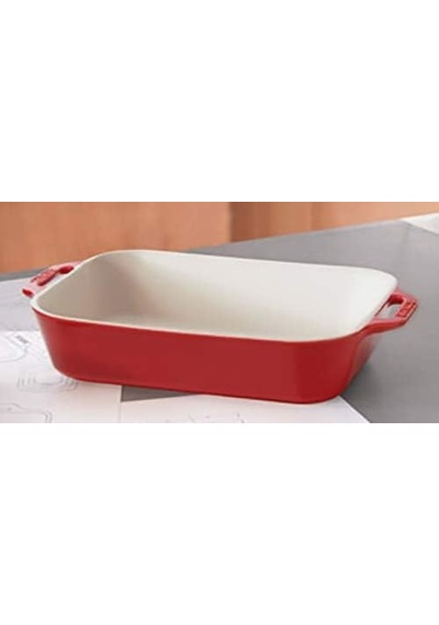 Fırın Kabı, Dikdörtgen Vişne Kırmızısı 27 X 20 Cm Diğer