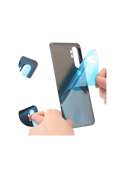 Teknonet Xiaomi Mi Note 10 Pro Uyumlu Batarya Kapağı - Beyaz Beyaz