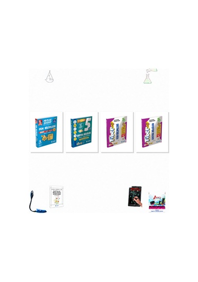 Muba 5. Sınıf Fen Sosyal Bilgiler Fasikül Fiber 4 Kitap Seti