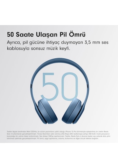 Beats Solo 4 Kablosuz Bluetooth Kulak Üstü Kulaklık