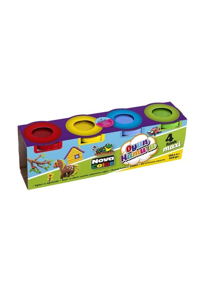 Nc-4105 Oyun Hamuru Maxi 4'lü Çok Renkli