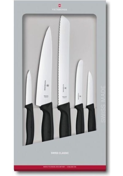 Victorinox Vt 6.7133.5g Swıss Classıc Bıçak Seti 5li,syh,kutulu siyah