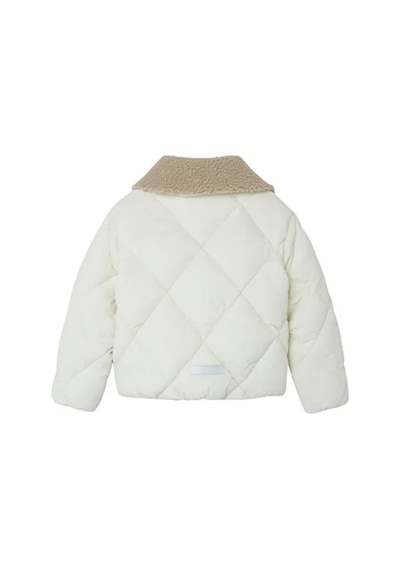 Name It Nkfmelbourne Unisex Çocuk Şişme Mont Ekru