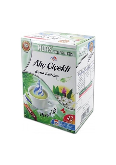 Nurs Alıç Çiçekli Karışık Bitki Süzen Poşet Çay 42'li