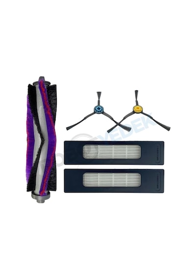 Fakir Robert Rs 770 780 Uyumlu Yedek Fırça Filtre Seti-5 Parça Tek Renk
