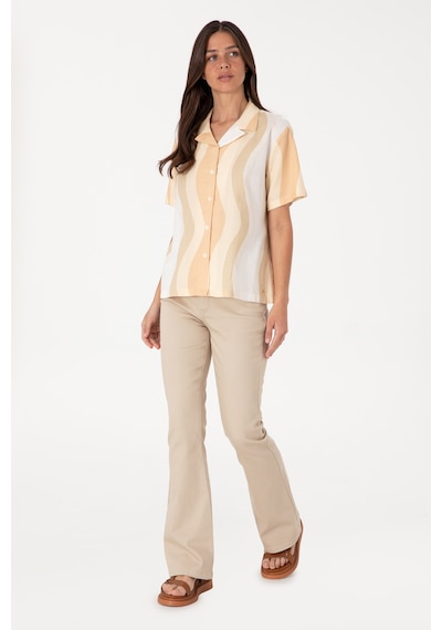 U.s. Polo Assn. Kadın Camel Gömlek Kısa Kollu 50305878-vr015 CAMEL