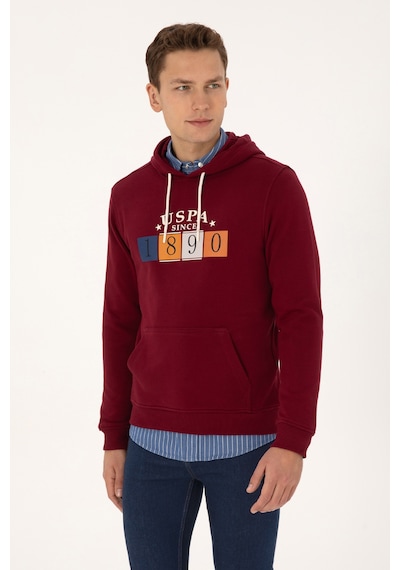 U.s. Polo Assn. Erkek Bordo Sweatshirt 50316364-vr014 Bordo