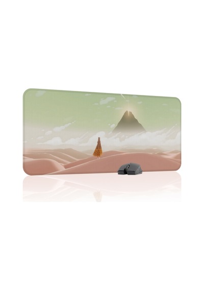 Journey Kaymaz Dikişli Kauçuk Oyuncu Mousepad V1 - 90x40 Xxl Gaming Mouse Pad Fare Altlığı