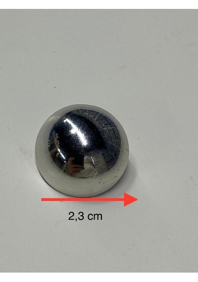 Kaban Trençkot Düğmesi Takımı Bombeli Gümüş 6 Lı Set 2,3 Cm 52771