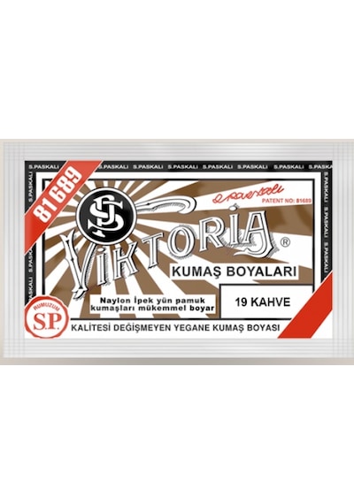 Kumaş Boyası Viktoria Bir Paket 10 Gr Turuncu