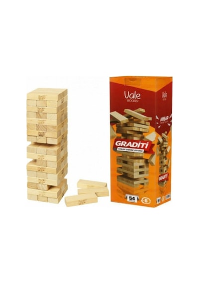 Jenga Ahşap Denge Oyunu - Çocuk Oyun Yetişkin Oyun Oyuncak Eğitici Oyun