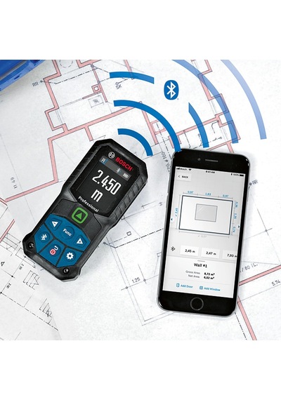 Ayrex Measurement Measurement Glm 50-27 Cg Yeşil Lazerli Uzaklık Ölçer, 50 Metre, Koruma Çantası, El Kayışı, 2