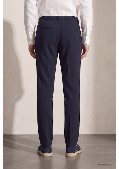 Twn Relaxed Fit Pilesiz Lacivert Çizgili Jogger Pantolon 7ec03ım07347m Çok Renkli