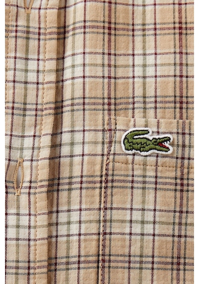 Lacoste Men's Regular Fit Button-down Collar Plaid Shirt Brown Erkek Düğmeli Yaka Ekose Gömlek Kahverengi Lacoste Men's Regular Fit Button-down Collar Plaid Shirt Brown Erkek Düğmeli Yaka Ekose Gömlek Kahverengi