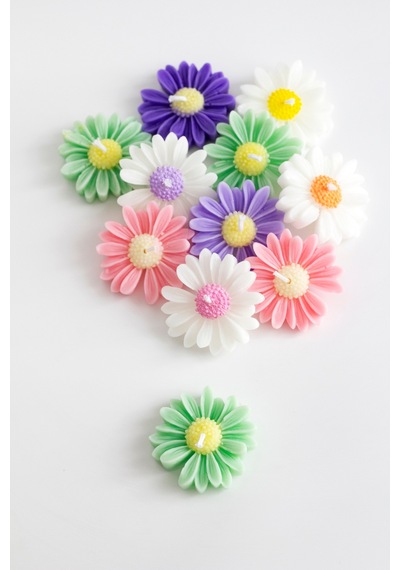 Bernami Mumluk Şamdanpinterest 10 Lu Renkli Papatya Mum Diğer