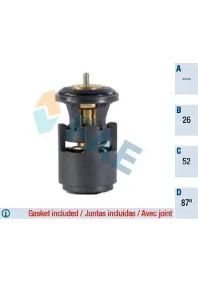 Seat Ibiza 3 Termostat 1.4 2002-2008 Aub Bbz Fae 5320687