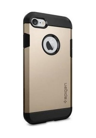 Spigen Apple Uyumlu iPhone 7 İle Kılıf Tough Armor Champagne Gold