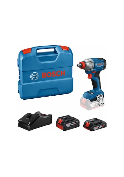 Bosch GDX 18V-285 Çift Akülü + GBA 18v 2.0AH+4.0AH Set