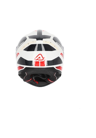 Acerbis Krapon 22-06 Kask Beyaz Kırmızı Kırmızı - Beyaz
