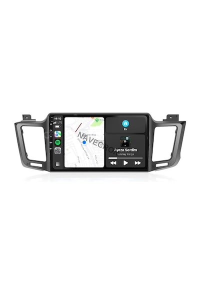 Toyota Rav4 2013-18 10" Uyumlu Androıd Multimedya Gerçek 2/32 Kablosuz Carplay Geri Görüş Kameralı 10"