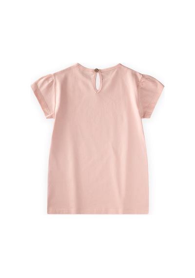 Cigit Etiketli Tunik 4-12 Yaş Pudra Pembe