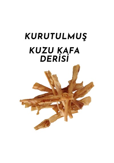Kuzu Kafa Derisi Köpek Ödül Maması 150 G Kuzu Kafa Derisi Köpek Ödül Maması 150 G