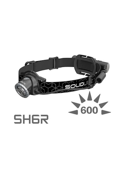 Solidline Sh6r Kafa Feneri Siyah
