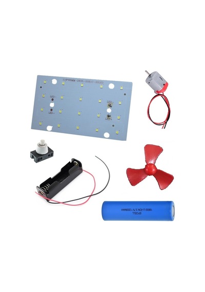 Led Panel Motor Pervane Elektrik Deney Seti - Öğrenci Elektrik Devresi