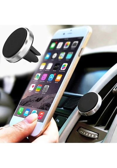 Araç Içi Mıknatıslı Telefon Tutucu Izgara Mandallı Telefon Tutucu